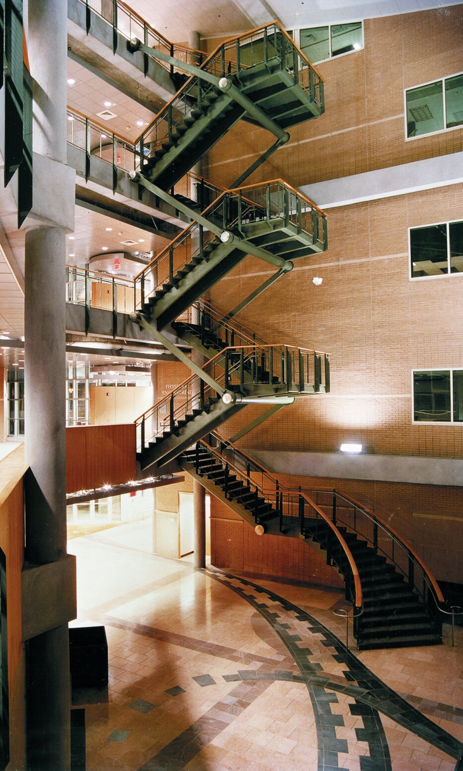 Xavier University Science Building Interior Stair