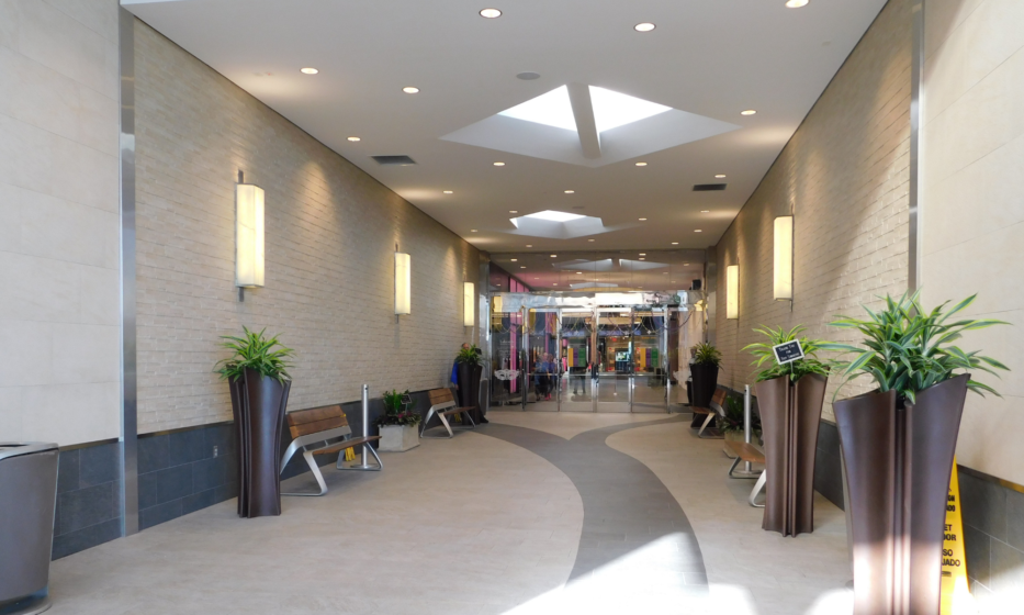 Lakeside Mall Renovations Interior Hallway